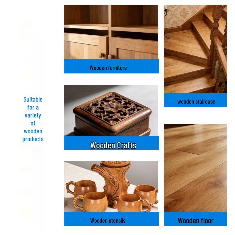Mahogany Furniture Floor Wax - Beeswax Polish for Solid Wood 120ml