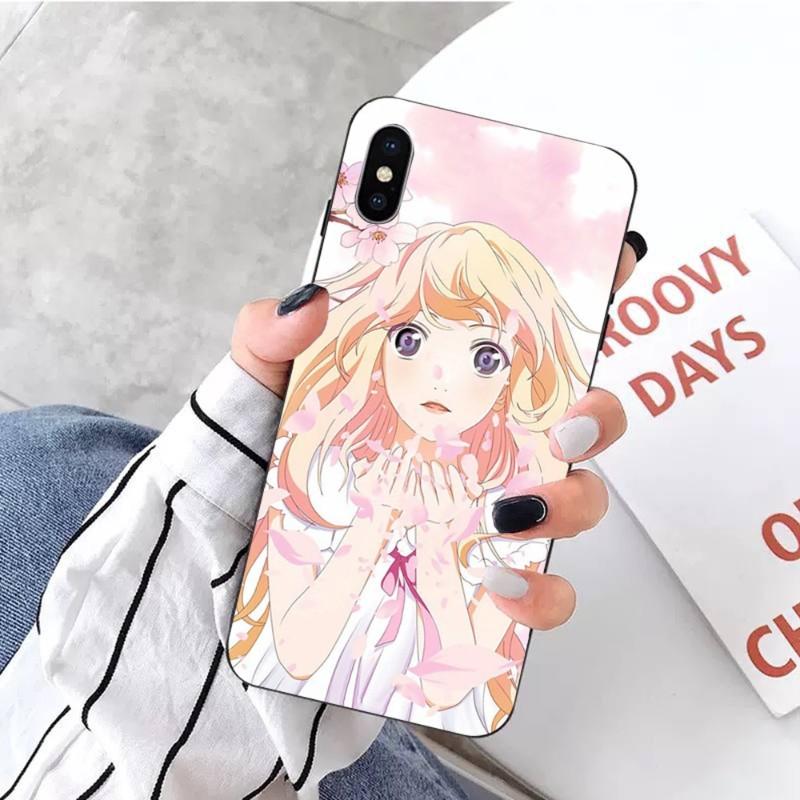 Чехол для телефона Your Lie In April для iPhone 14 13 12 11 XS X 8 7 6 Plus Mini Pro Max SE 2022, мягкий черный чехол для телефона