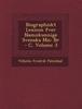 Книга Biographiskt Lexicon Fver Namnkunnige Svenska M N : Br - C, Volume 3