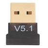 Адаптер Bluetooth 5.1 Быстрая передача данных Двухрежимный звук Hi-Fi USB Беспроводной Bluetooth Донгл Адаптер для Windows 7 8