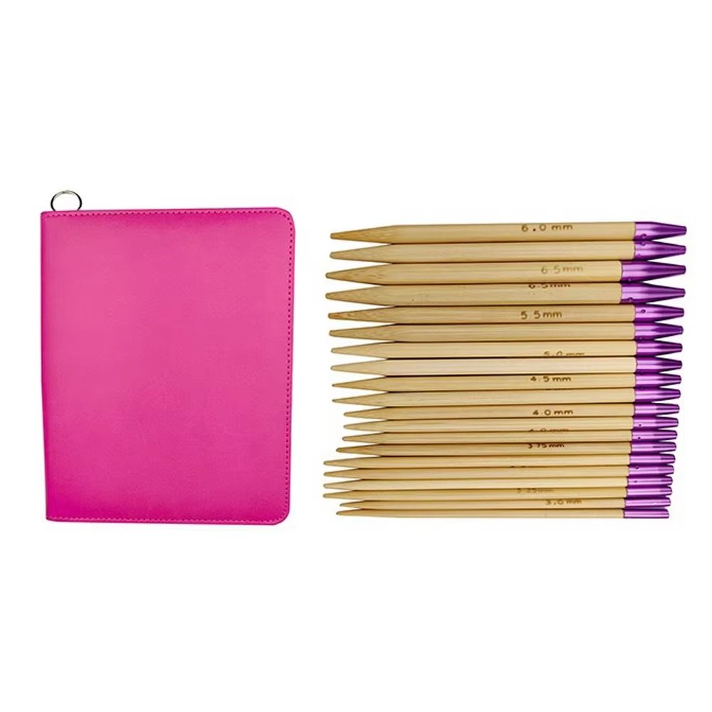 Набор спиц для вязания ручной работы Съемный чехол для вязания крючком для носков Шарфов Перчаток Свитеров