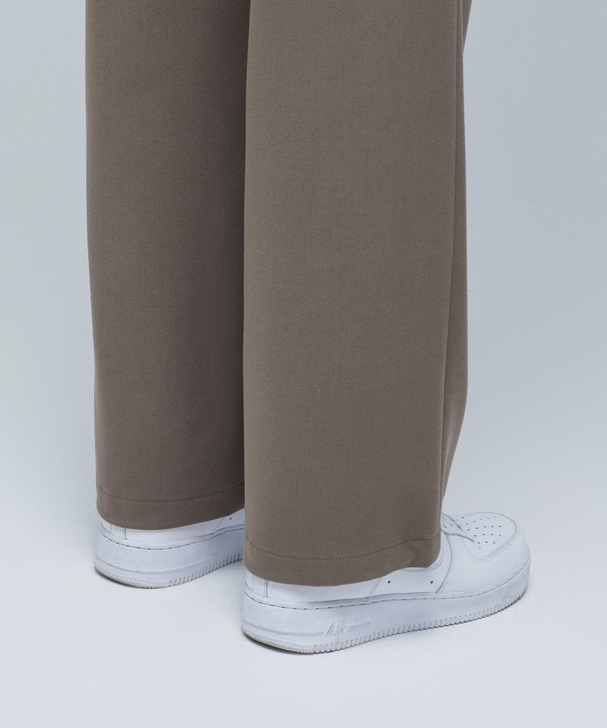 MUSINSA STANDARD Wide Elastic Cargo Slacks [Dusty Beige]