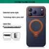 Магнитный чехол для телефона Tianjue Tech Fabric с универсальной подставкой для iPhone 17 Pro/Pro Max