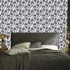 Cow Patches Wallpaper Gray, Light Gray and White 50x1000
