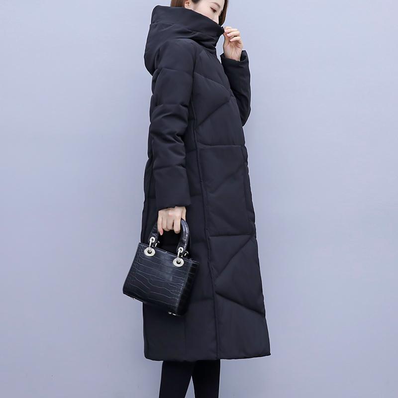 Зимнее женское длинное пальто TIDENOVEL, стеганое пальто, толстое утепленное пальто, парка, женское пальто, большой размер