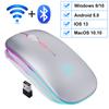 Wireless Mouse Bluetooth Mouse Wireless Computer Mouse Rgb Rechargeable Ergonomic Led Backlit Mause Silent Mice For Laptop Pc