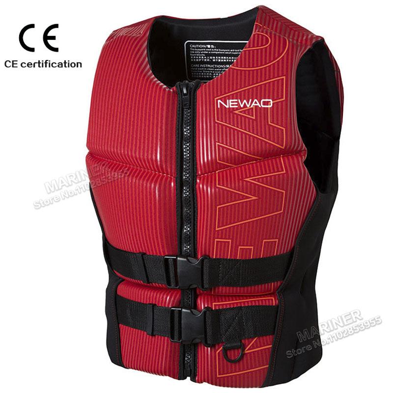 Страховочный жилет Wakesurf Comp Vest, одобрен CE, неопреновый спасательный жилет для вейк-серфинга, но отлично подходит для всех других видов водного спорта