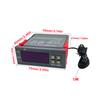 STC-1000 STC 1000 светодиодный цифровой термостат для инкубатора регулятор температуры терморегулятор реле нагревание охлаждение 12 В 24 В 220 В