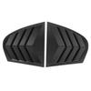 Pair of Car Rear Window Shutter Cover Trim Stylish Rear Side Window Louver Vent Trim for 5 Series