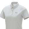 Under Armour Повседневная женская футболка-поло с коротким рукавом, топы, светло-серая 14323262-0045