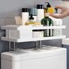 Toilet Bathroom Organizer Storage Shelf Rustproof Corrosion Resistant Strong Load-bearing No