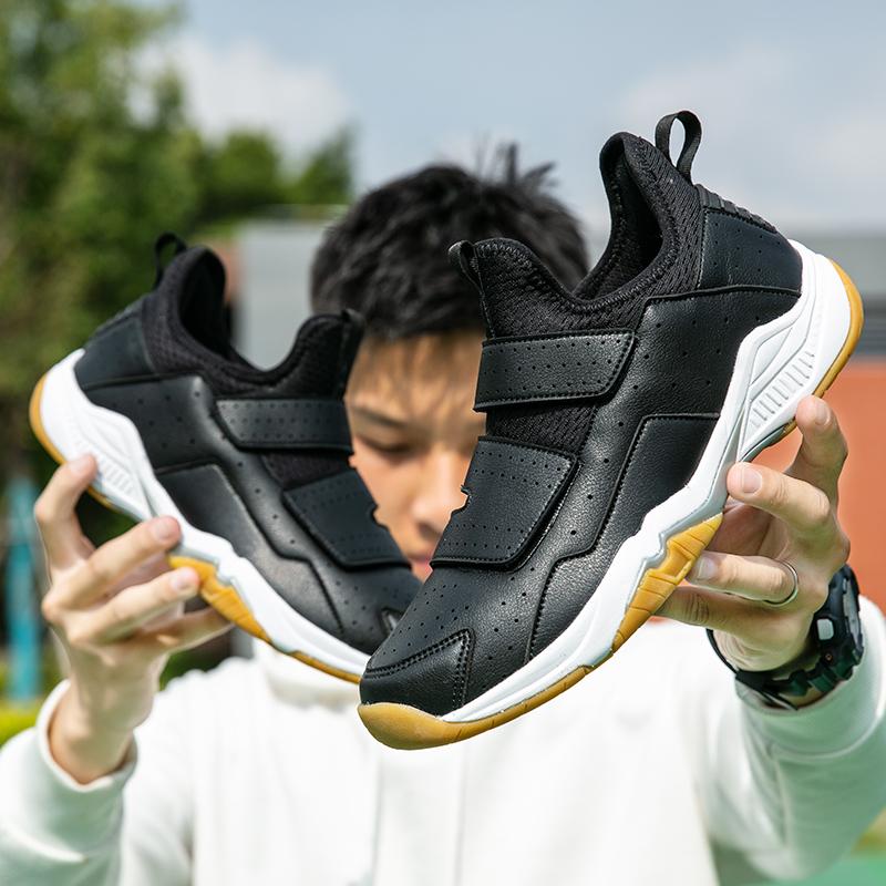 Высококачественная амортизирующая противоскользящая и износостойкая обувь для бадминтона для подростков и взрослых. Обувь для настольного тенниса. Теннисная обувь. Волейбольная обувь.