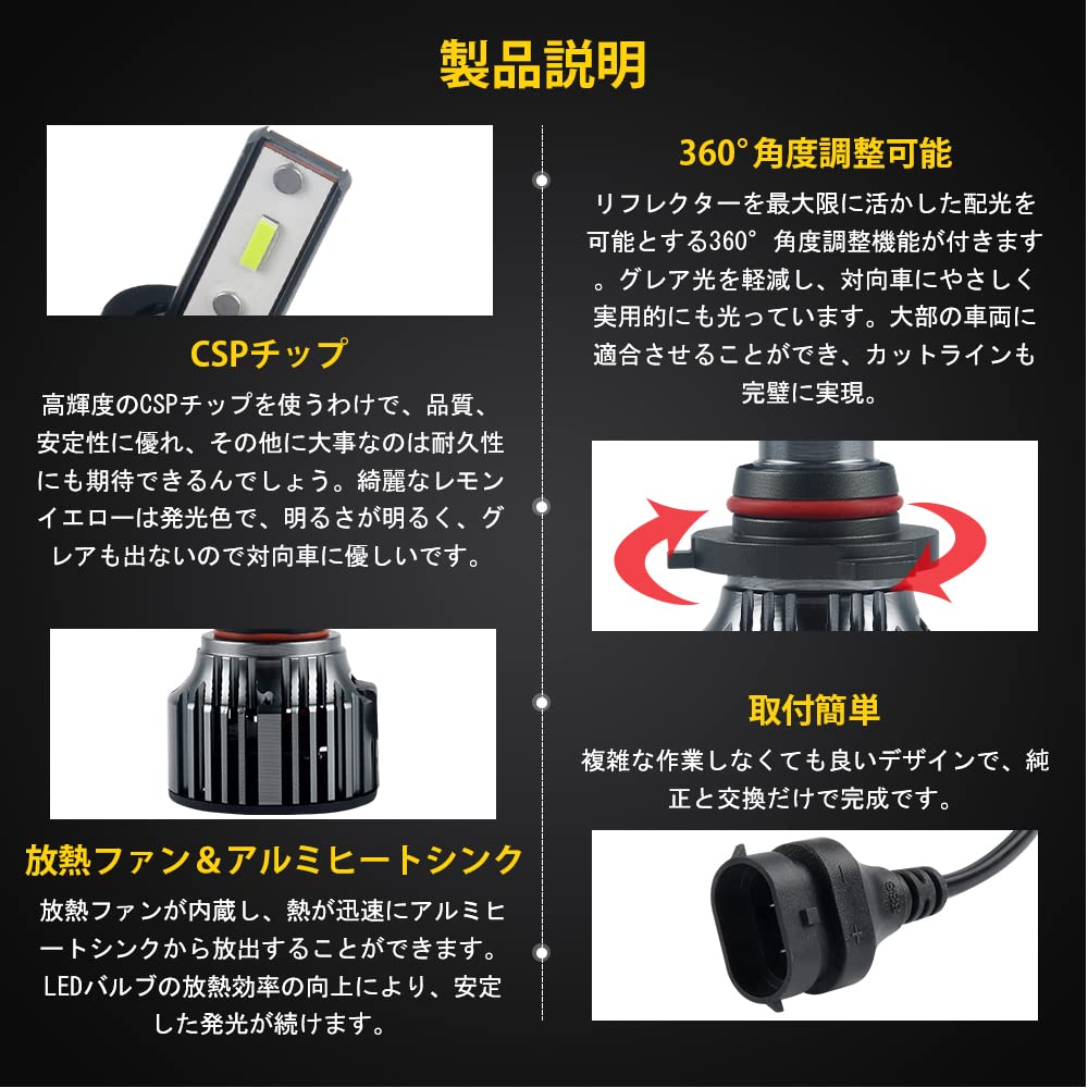 Светодиодная противотуманная фара Catland HB4 лимонно-желтая противотуманная фара 9006 желто-зеленая автомобильная светодиодная желтая противотуманная фара/светодиодная лампа фары желтая лаймово-желтая светодиодная лампа DC9V-30V4