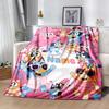 Bluey Family Adventure Personalized Name Blanket Gift Personalized Blanket Warmthful Decor Perfect for Nap Sofa Bed Couch for All Occasions