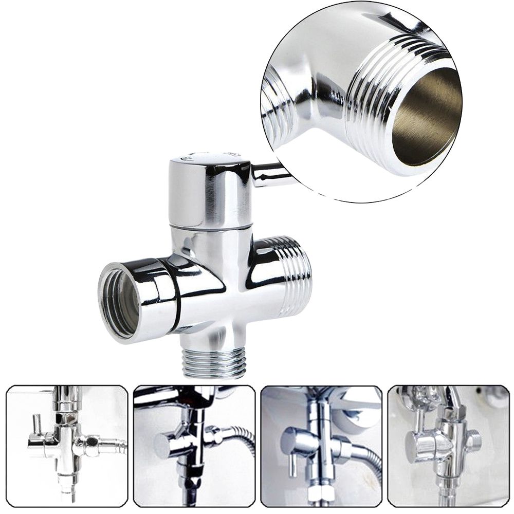 Главная Биде Душевая головка T-адаптер Распределительный клапан 3-ходовой соединитель
