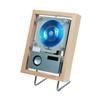 Tech Music Frame CD Player-Dynamic Art Display With Wall-Mounted Bluetooth Speaker, LED Lighting, And Built-In Sound System