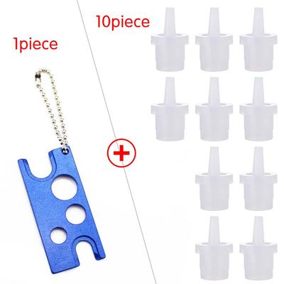 10/20 шт. Сменный колпачок для клея для ресниц, универсальная насадка для бутылочки, насадка для расширения, антиблокировочный инструмент, 10 шт.