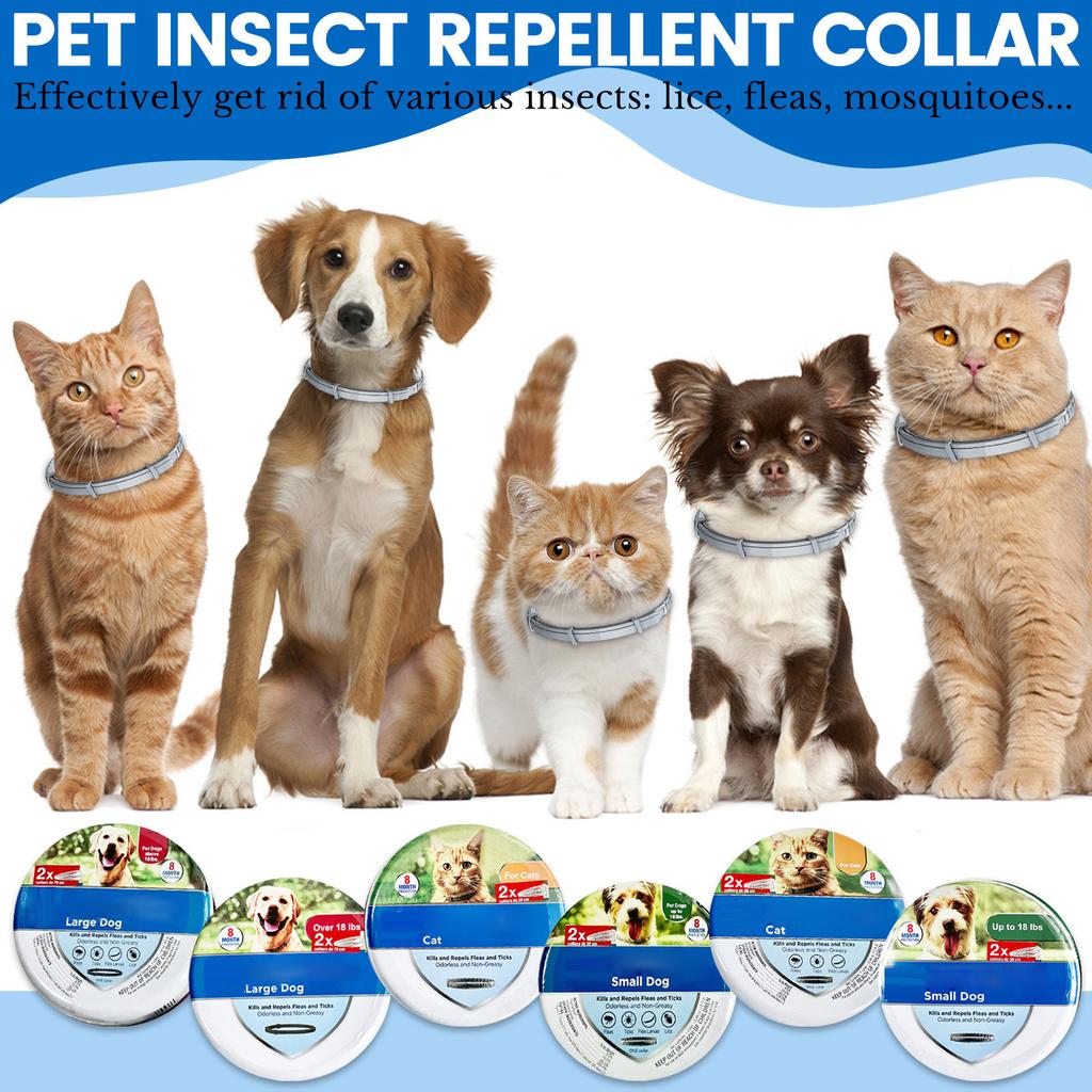 8 месяцев, ошейник против паразитов, против блох, против клещей, против лейшманиоза, для маленьких и средних собак