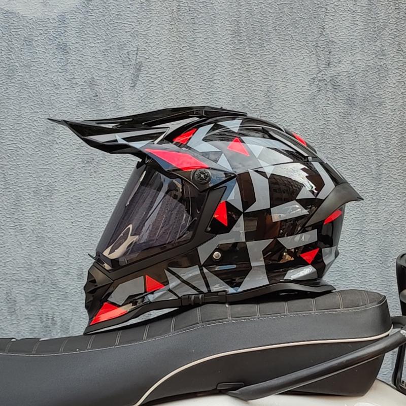 Новый внедорожный шлем LVS, профессиональный горный шлем для скоростного спуска, шлем Capacete ATV, полнолицевой шлем для квадроциклов Casco Cross