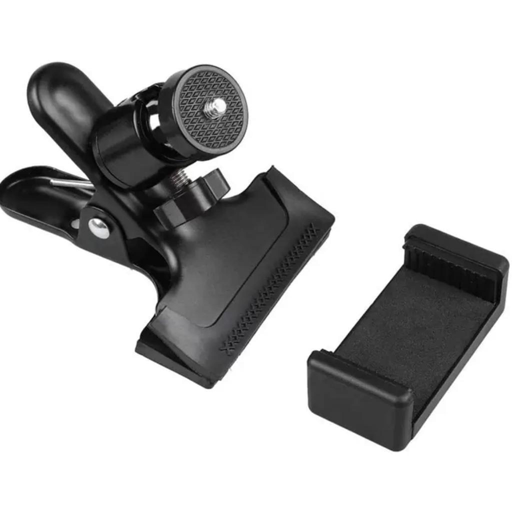 Держатель для смартфона для гитары, Кронштейн для прямой трансляции, Стойка, Подставка для смартфона для записи музыки, Легко установить, Регулируемый угол, Легкий, Легко носить