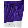 Nike Color Block Logo Elastic Five-Point Basketball Shorts Men Shorts Purple 867769-546