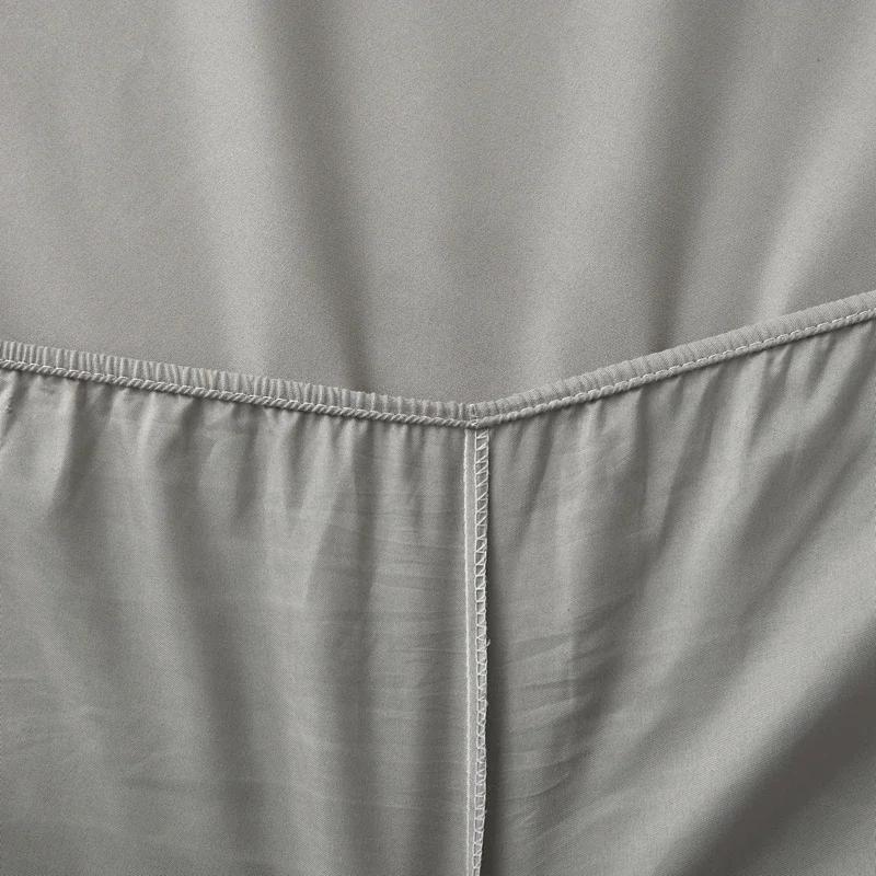 Однотонная водонепроницаемая простыня на резинке, нескользящий регулируемый наматрасник для двуспальной, королевской, полуторной кровати 90/120/150/180/200см