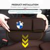 NYTB6 Leather Car Seat Gap Filler Storage Box Cup Holder Accessories For BMW M Performance E36 E46 E60 E90 E91 E92 E93 F30 F20