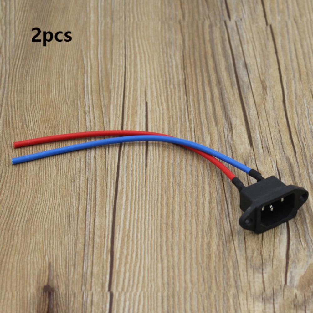 1/2/5PCS Copper alloy Scooter Copper Core Cable Plug Socket Plastic Electric Vehicle Accessories
