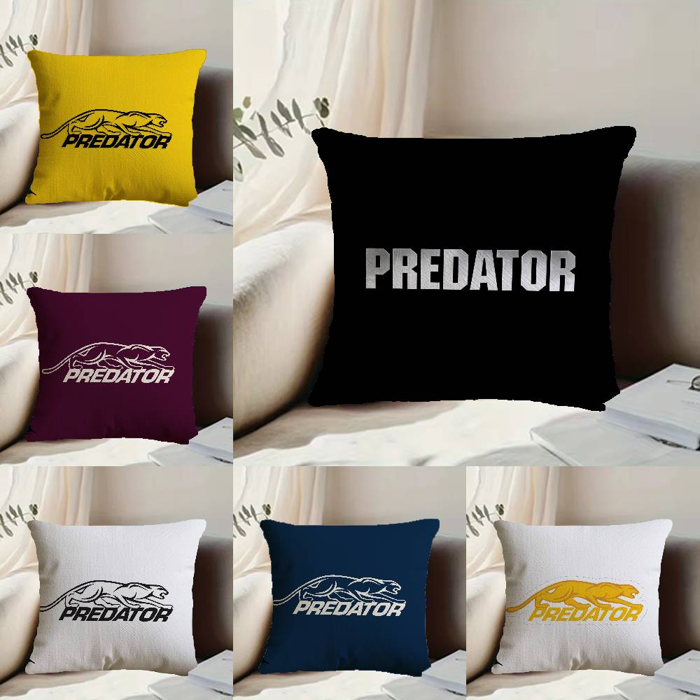 Brand Billiards P-Predator Pillow Case Anti-dustmite Pillowcase Invisible zipper silky short plush Sofa cushion cover
