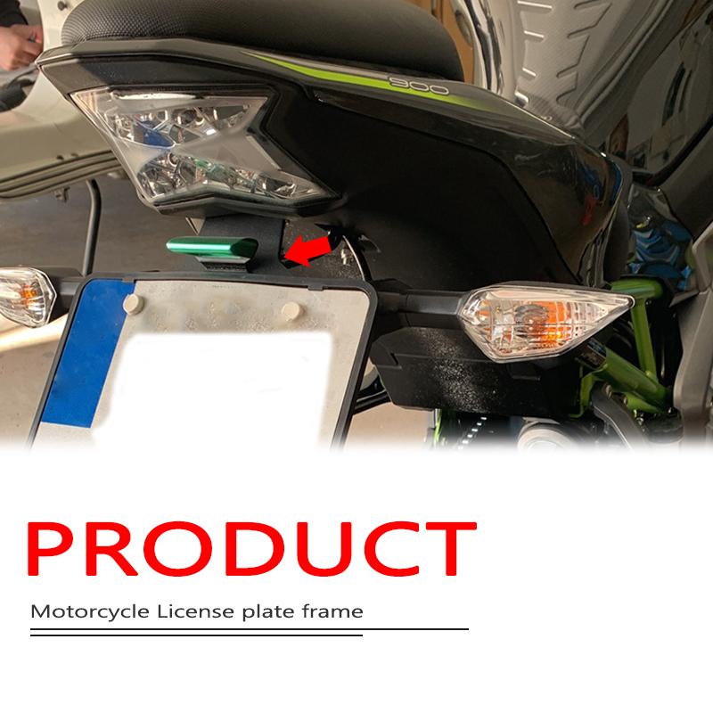 2024 Rear License Plate Holder Bracket Tail Tidy Fender Eliminator Fit For KAWASAKI Z900 Z 900 2017-2023 Motorcycle Accessories