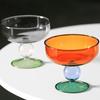 High Feet Glass Ice Cream Bowl 270 ML Dessert Cup Exquisite Fruit Salad Bowl  Cafe