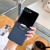 Мягкий силиконовый чехол-бампер с кольцом для Samsung Galaxy Z Flip 7 6 5 4 Flip5 Flip6 Flip7 FE Защитная крышка со всех сторон для шарнира