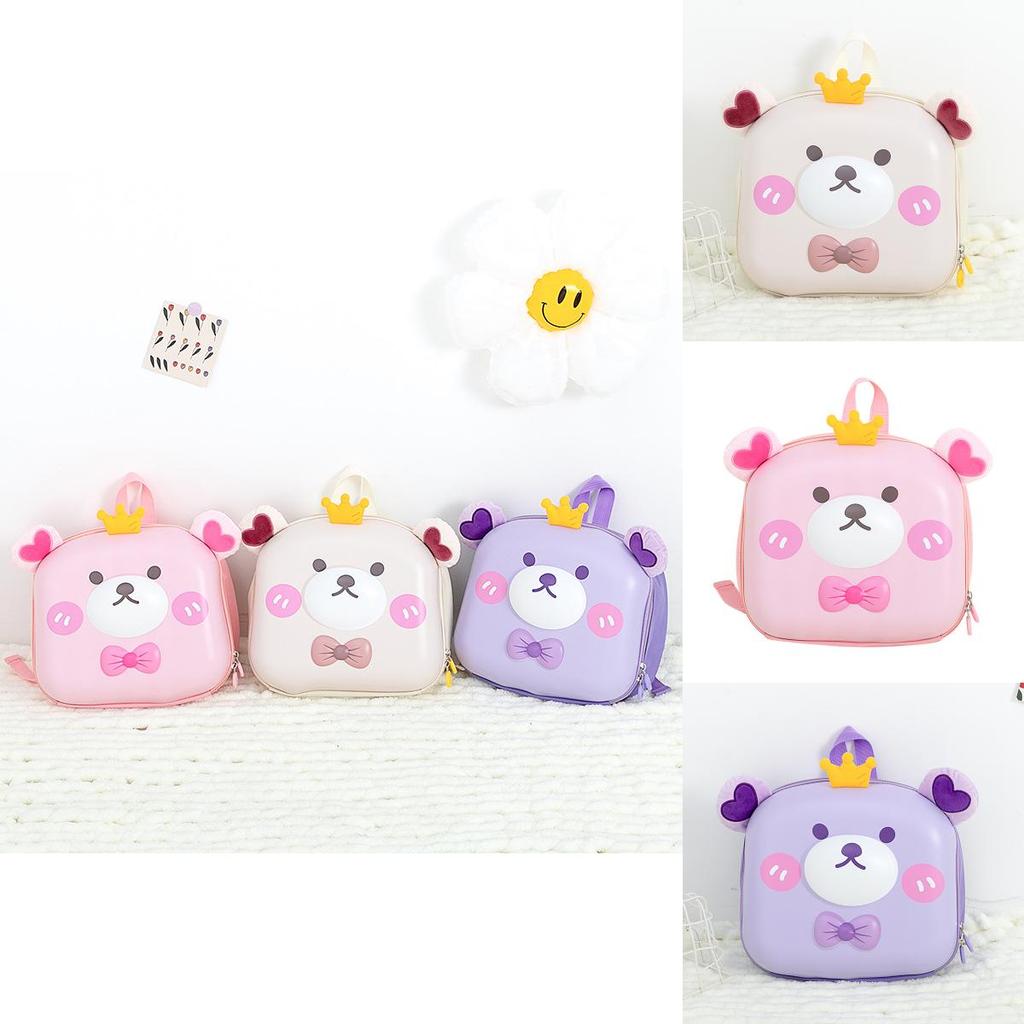 Рюкзак детский Crown Bear Eva с мультяшными принтами для детей дошкольного возраста