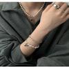 Fashion Jewelry Women Bracelet Adjustable Heart Shaped Bracelet Sweet Pearls Bracelet  Girls