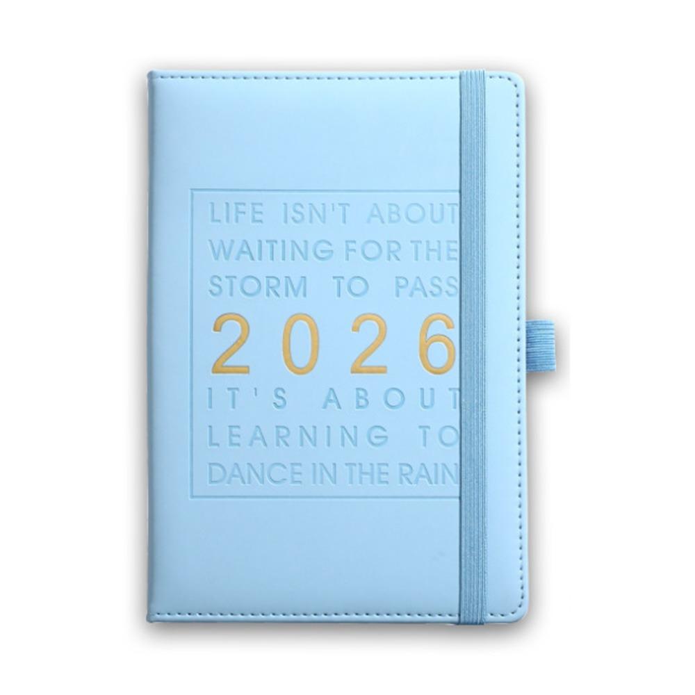 12 Months 2026 Schedule Planner Notepad English 365 Days Efficiency Notebook  Business