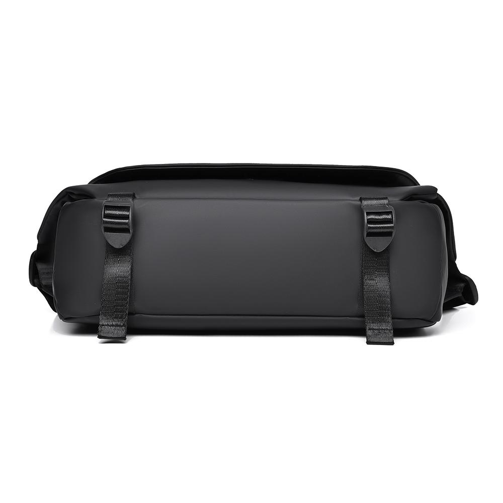 Однотонная мужская плечевая сумка большой вместимости, спортивная сумка через плечо для улицы