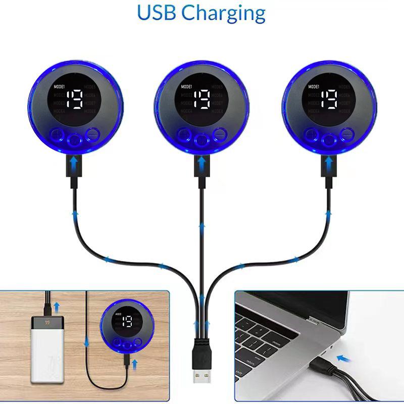 USB-зарядка EMS-стимулятор мышц 3 в 1 Тренажерные накладки Беспроводной умный фитнес Абдоминальная тренировка Похудение тела