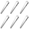 Stainless Steel Bag Clips, Strong, Moisture-Proof, for Food Storage, Condiment Storage, and Airtight Containers, 115mm, Set of 6