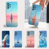 Картина Арт Парусник Телефон Для Samsung A30,71,51,S20,10,9,Ultra,FE,Lite, S21,23,22,PIus, Прозрачный, Силиконовый Чехол