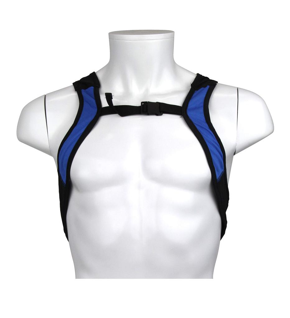 SK11 Эластичный внутренний жилет, черный и синий, впитывающий, быстросохнущий, подходит для всех сезонов SSIB-BLKBLU