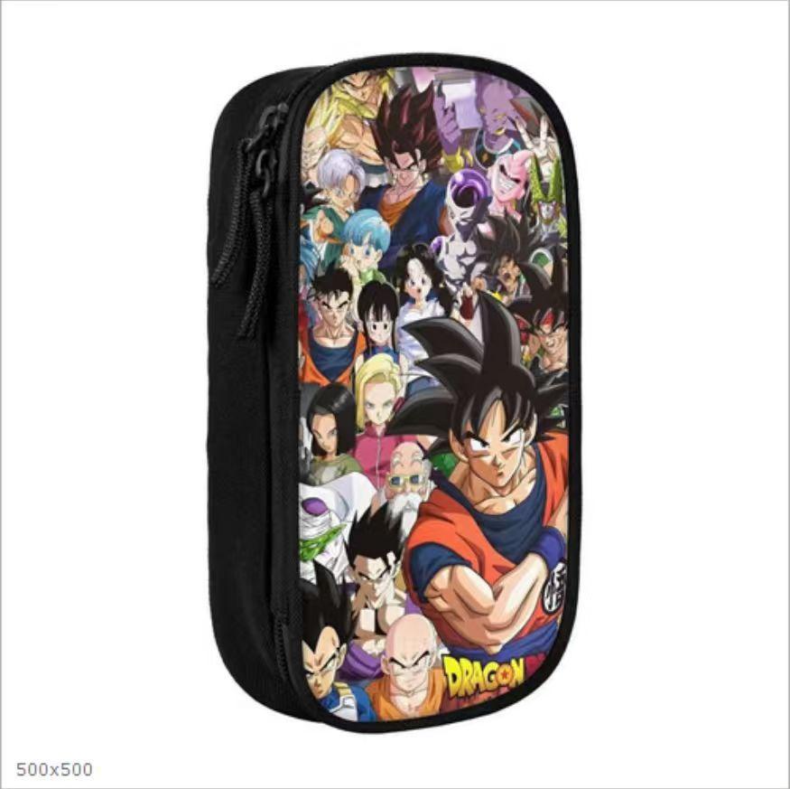 Пенал Dragonball однослойный вертикальный квадратный детский пенал из полиэстера