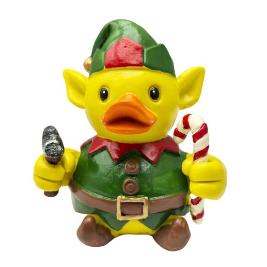 Рождественское украшение Санта Клаус Олень Снеговик Утка Форма Смола Фигурка Праздничная Тема Праздничное Украшение