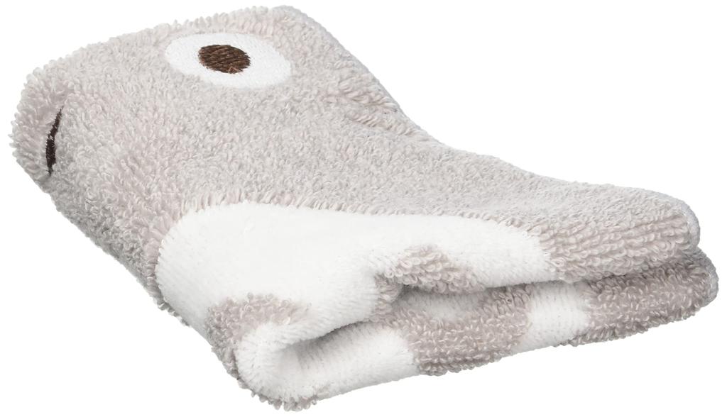 Marushin Mini Studio Ghibli Neighbor 20 x 28 0590211600 Towel, "My Totoro" Totoro-Shaped, Gray, Approx. cm, Die-Cut, 100% Cotton,