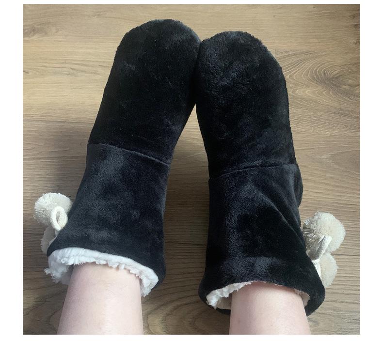 Unisex Indoor Soft Cotton Warm Floor Boots for Parent-Child and Early Childhood Education
