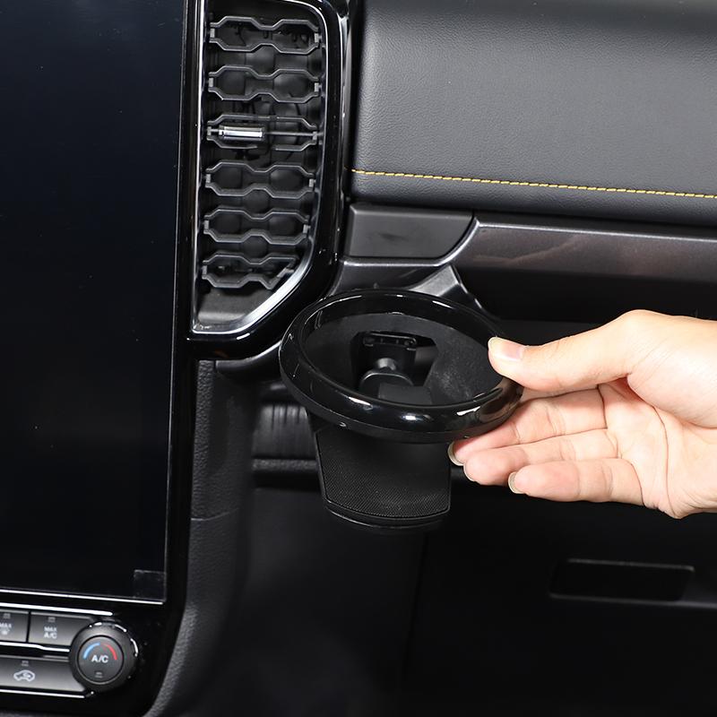 1 piece set ABS material car navigation screen right air outlet cup holder For Ford Ranger + Auto Accessories
