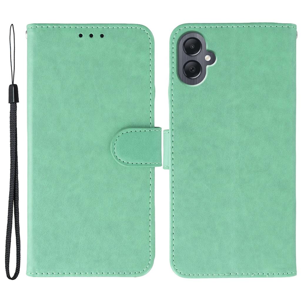 For Samsung Galaxy A06 4G Cases PU Leather Flip Wallet Phone Cover with Strap
