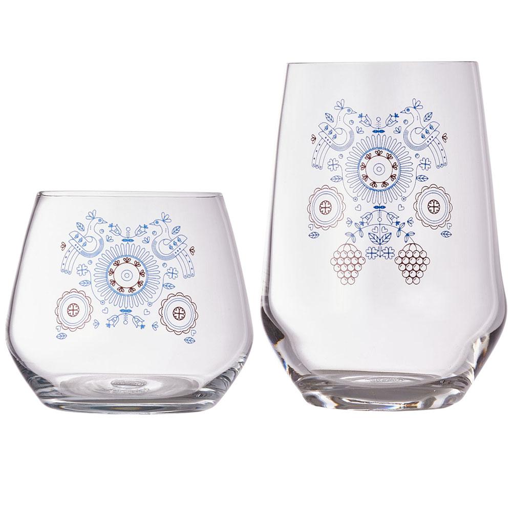 LASSIETTE Фиолетовый подлокотник навахо (345мл) / Хайбол (370ml) Стеклянная чашка