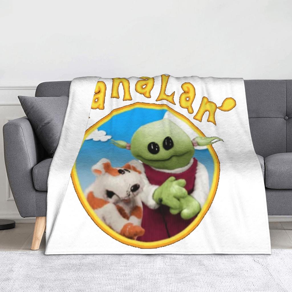 Мультяшные пушистые одеяла Nanalans Детское шоу Монстр Потрясающее покрывало для дивана Постельное белье Гостиная 200x150 см Покрывала