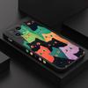 Красочный чехол для телефона с кошкой для Xiaomi Mi 15 14 13 13T 12 12X 12T 12S 11 11T Ultra 10 10T 9 9T 9SE Pro Lite Жидкий силиконовый чехол