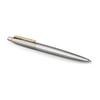 Parker Jotter Steel Gold Trim Ballpoint Pen (Standard)